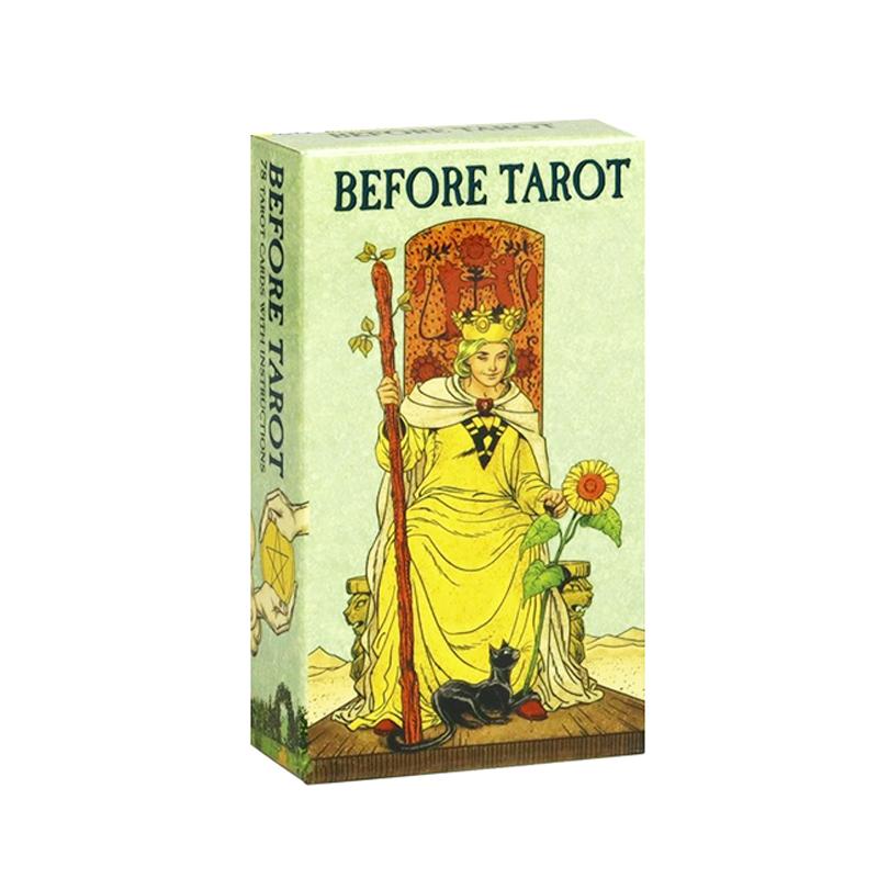 Новые Карты Таро Кошки Набор из 78 карт Английская версия Настольные игры Самоуход Для гаданий на Таро Яркая Легкая колода Игра-предсказание Судьбы Игрушка