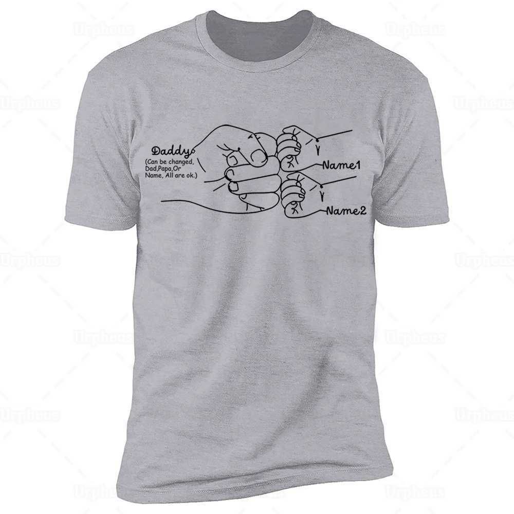 Mens T Shirts Hand Drawn Dad Fist Bump Dad Day Shirt Custom Dad Shirt Personalized TShirt Grandpa Graphic Fun Cute TShirt