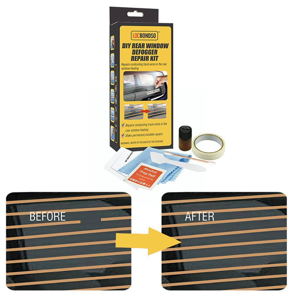Быстрый ремонт своими руками, комплект для ремонта обогревателя заднего стекла автомобиля, линии обогревателя стекла, решетка обогревателя, ремонт поцарапанного, сломанного окна V7N1