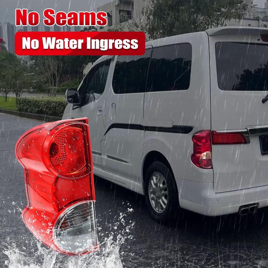 Левая задняя фара в сборе прозрачная красная линза с лампами для Nissan NV200 2013-2018 сторона водителя