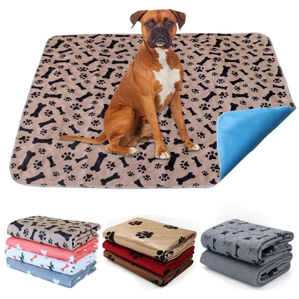 Впитывающая подстилка Водонепроницаемая пеленка для щенков Многоразовая Быстро впитывающая Подстилка для сна питомца Стирка Мягкая Кошачий подгузник Коврик Тренировка питомца