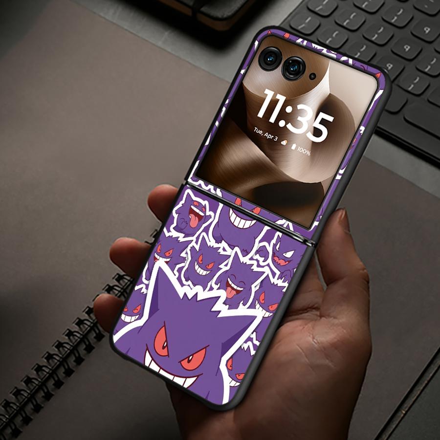 Cool Gengar Pokemon Case for Motorola 60 Ultra 50/60 50 Back Phone Cover Luxury Funda
