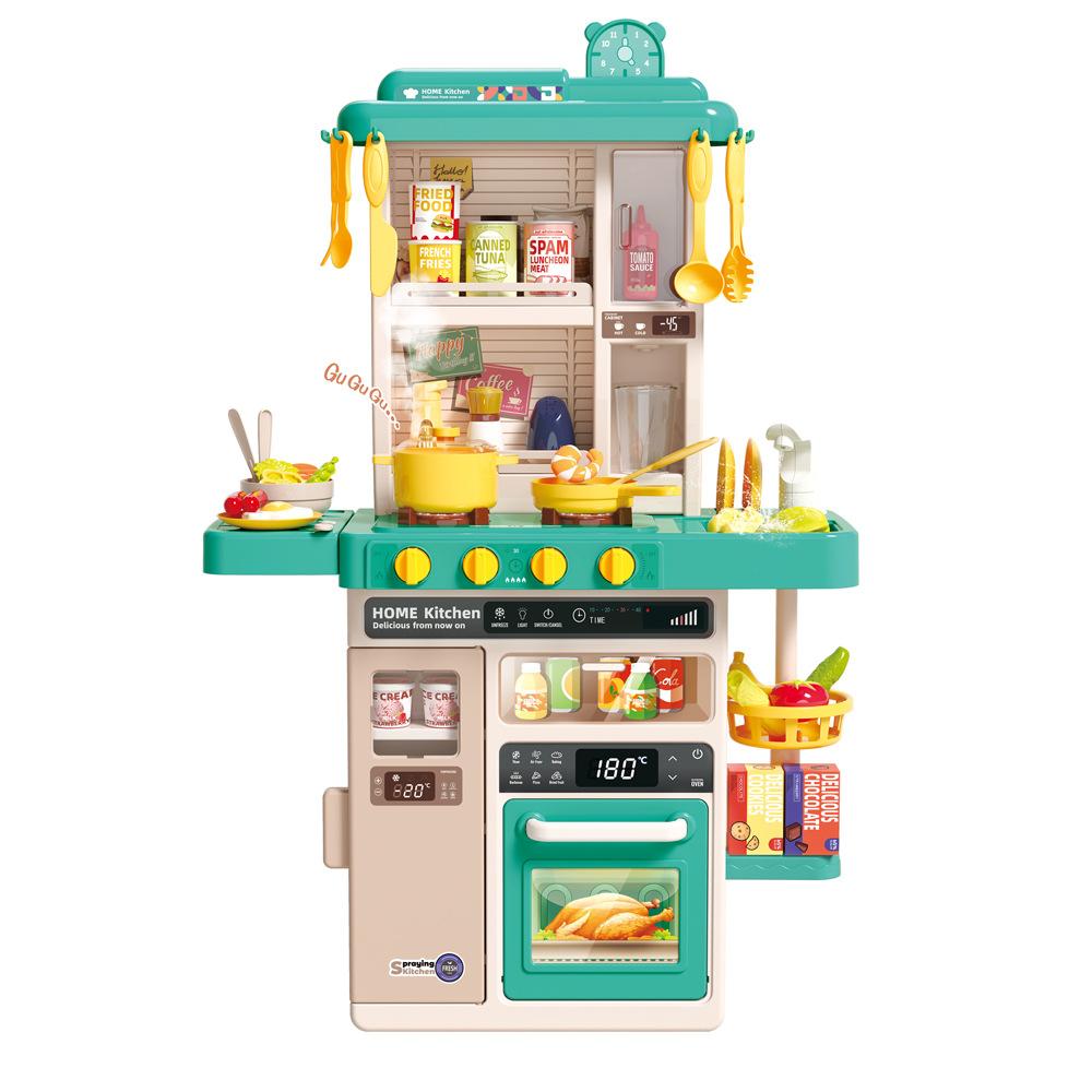 Игровой домик детский свет музыка 93 см паровой выход распылитель воды кухонная утварь столовый набор игрушки