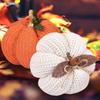 Crochet Pumpkins Handmade Fall Decor Knitted Pumpkin Ornaments for Thanksgiving Halloween Home Table Centerpiece Decorations