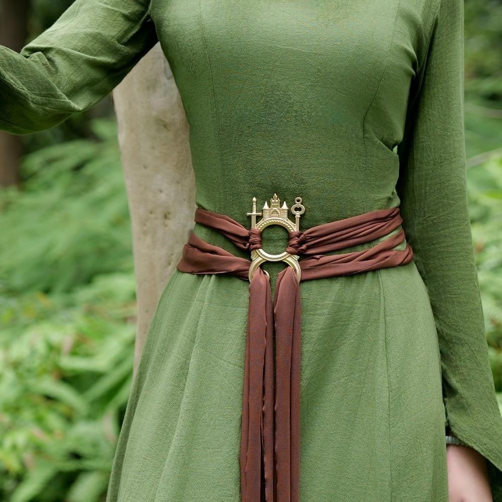 Extra Long Women Rope Belt Medieval Dress Corset Fashion Medieval Waist Belt  for Dress