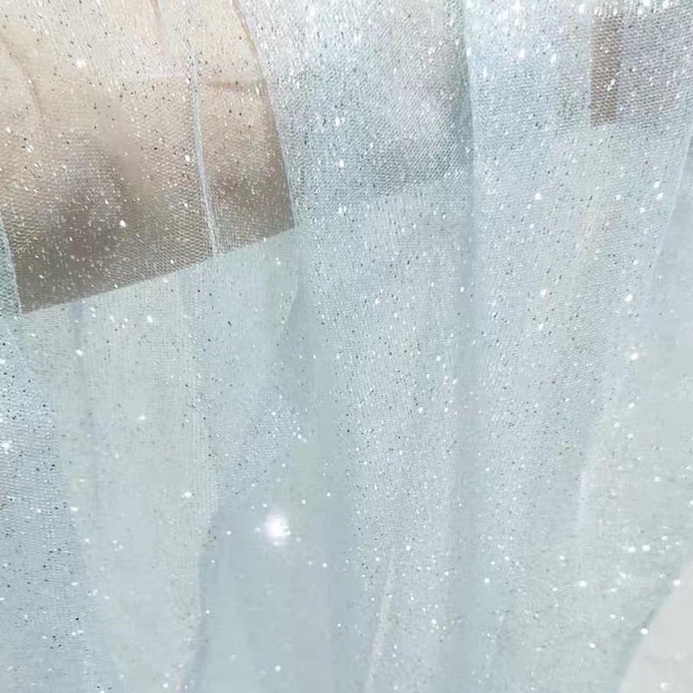 45cmX150cm Shiny Glitter Fabric DIY Sewing Sparkle Tulle Fabric New Decoration Material