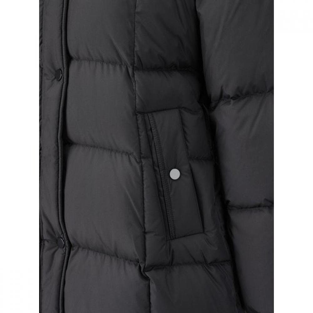 Cc Collect. Fox Fur Belted Long Goose Down C254psg191