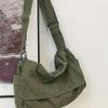 Canvas Shoulder Bags Solid Color Leisure Travel Bags for Women Harajuku Crossbody Handbags Female Messenger Bag