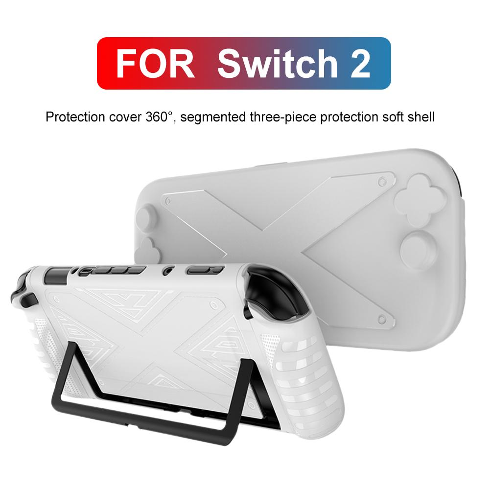 For Nintendo Switch 2 Carrying Case Portable Bag with 10 Game Holders Hard Shell Travel Carry Pouch for Switch 2 Accessories