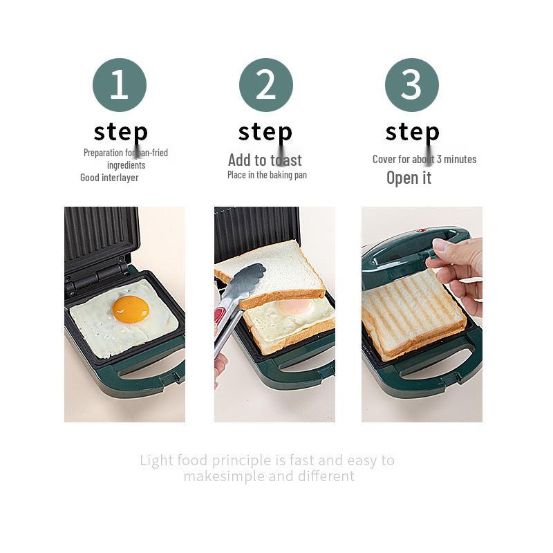 Aifu Hao Breakfast & Sandwich Maker – Household Appliance for Toasting, Frying, and Roasting.