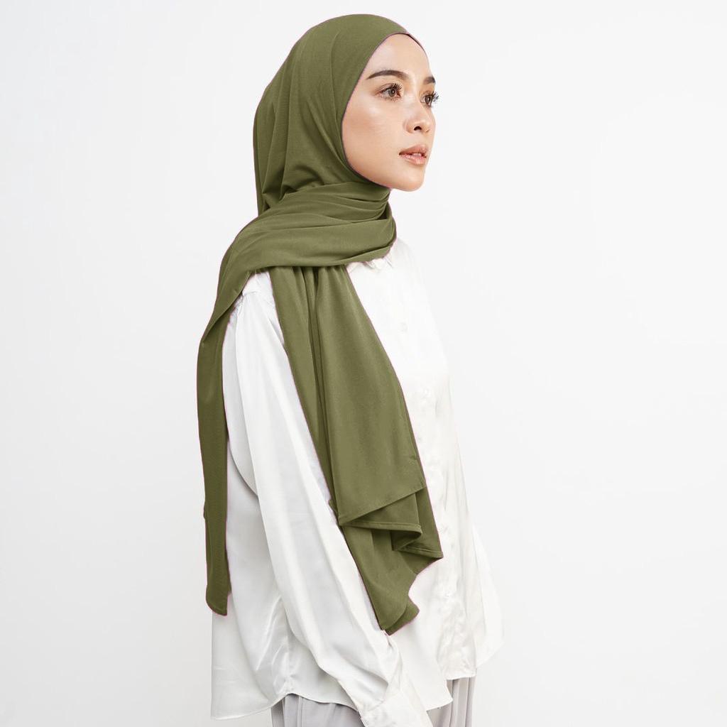 Новейший мягкий хлопковый вязаный мгновенный платок-хиджаб с двойной петлей