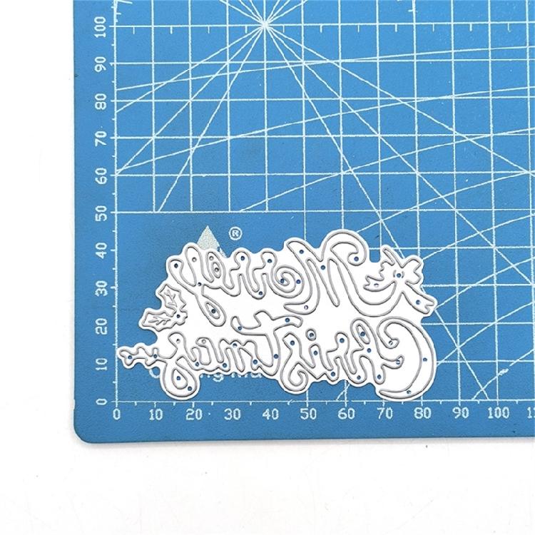 Металлические вырубки Рождественская елка Тисненые трафареты Скрапбукинг Бумага DIY Шаблоны