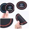 For Volvo XC90 XC60 V50 S60 V70 V60 V40 S90 olestar AWD XC40 S 2PCS Car Coasters Water Cup Slots Non-Slip Mat Waterproof Cup Pad