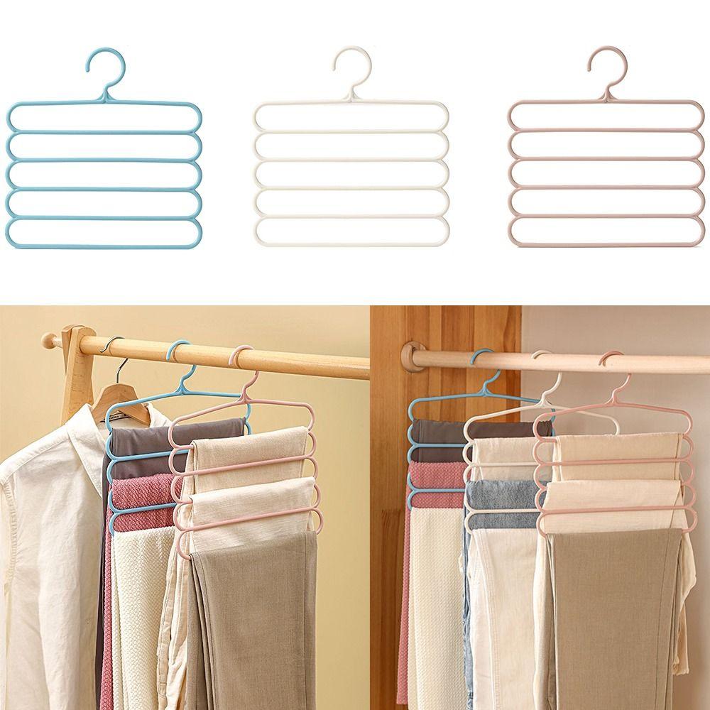 Convenient Multi-layer Towel Scarfs Racks Pants Rack Clothes Rack Trousers Hangers Storage Holders