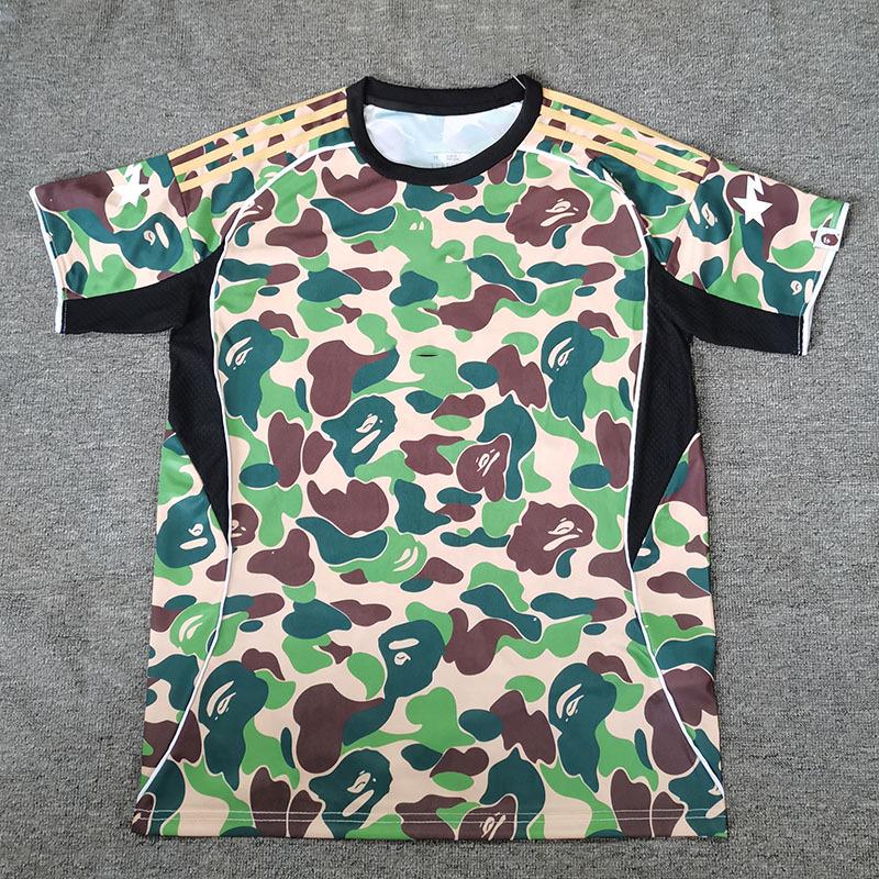 2526 Футбольная футболка Ape Head Camo Green - Новая фанатская версия