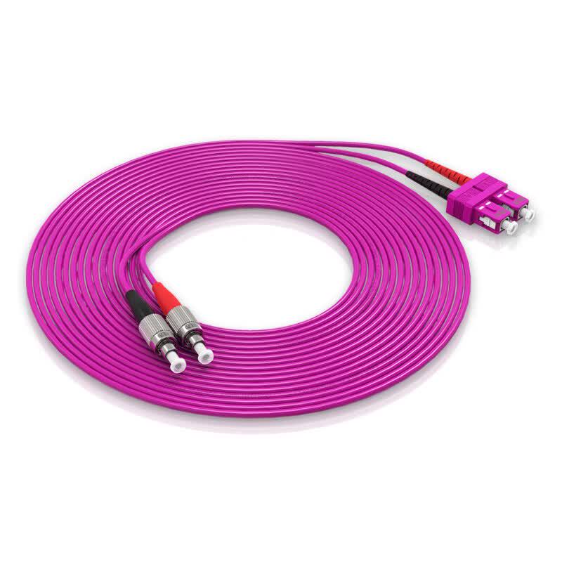 Shengwei OM4 SC-FC 10 Gigabit Многомодовый Оптоволоконный Патч-Корд