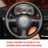 Накладка на руль из микрофибры для VW Golf 4 MK4 Passat B5 Polo Bora Sharan Seat Leon Skoda Fabia MK1 1998-04