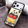Милый Панда Модный Чехол Для Телефона Для iPhone 17 16 15 14 13 12 11 Pro Max Plus 17Air Мягкий Силиконовый Чехол