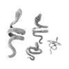 Snake Print Ring Punk Wind Snake Animal Retro Exaggerated Four-Piece Ring