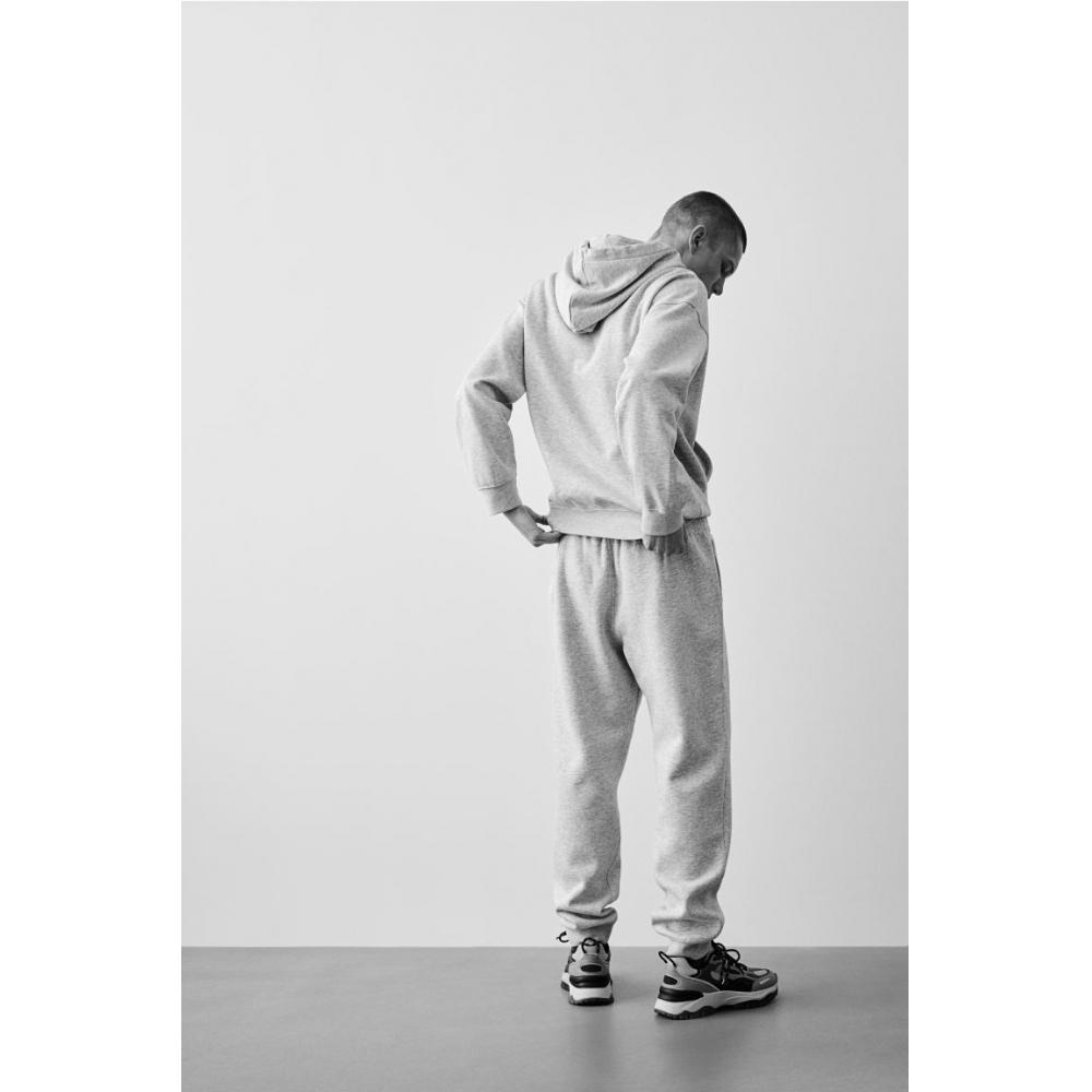 Толстовка свободного кроя HM LightHt Grey Melange