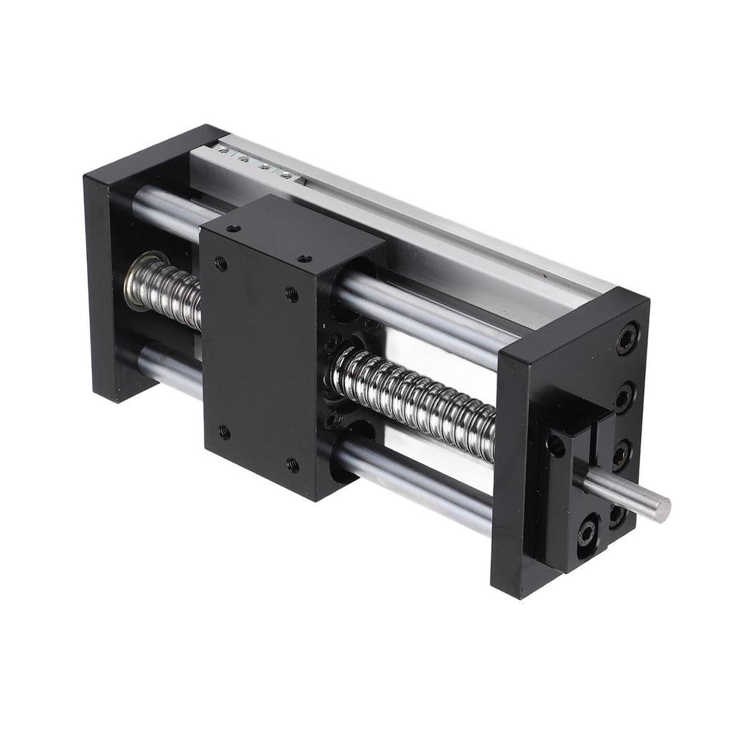 Слайд Линейный столик 100 мм Ход 10 мм Защищенная защита Двойные оси Ручной линейный рельсовый подвижной стол