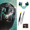 Hot Swap Board Button Board for G Pro Wireless Mouse WeldingFree Motherboards Screwdriver Tweezers Mouse Skates