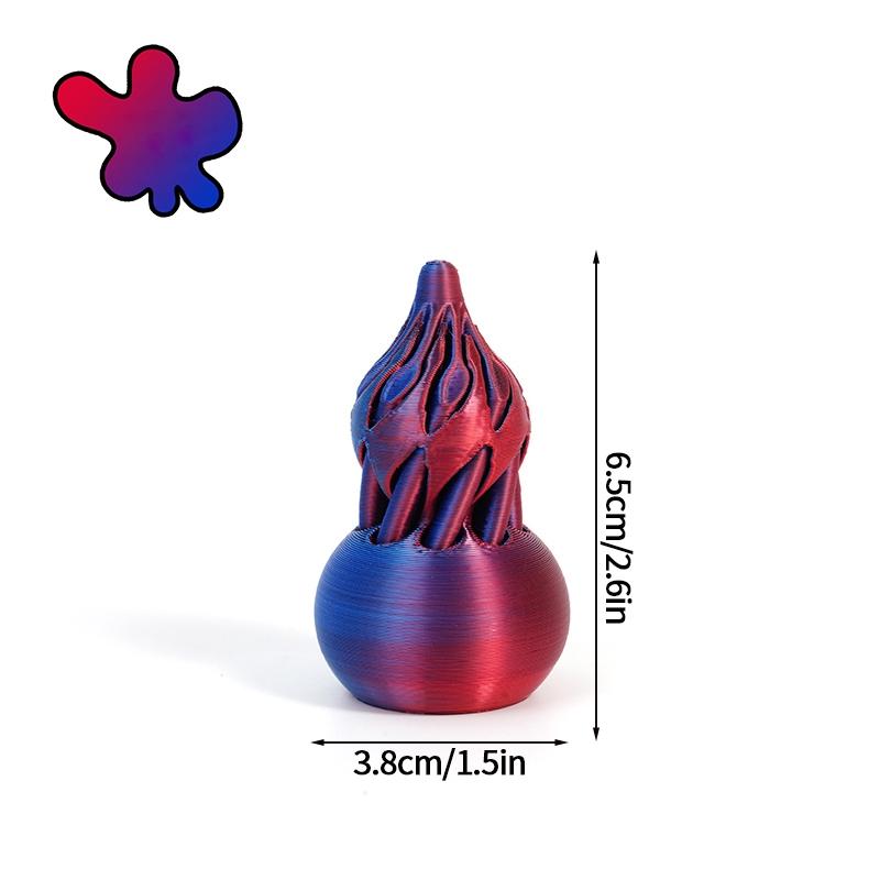 3D-печатная тыква 3D-печатное спиральное конусное вращающееся украшение Невозможная пирамида Мини вихрь Иллюзия нити Настольные аксессуары