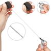 Metal Key Ring Anti Lost Badge Reel Clip Retractable Key Chain Lanyard Clip ID Card Badge Holder
