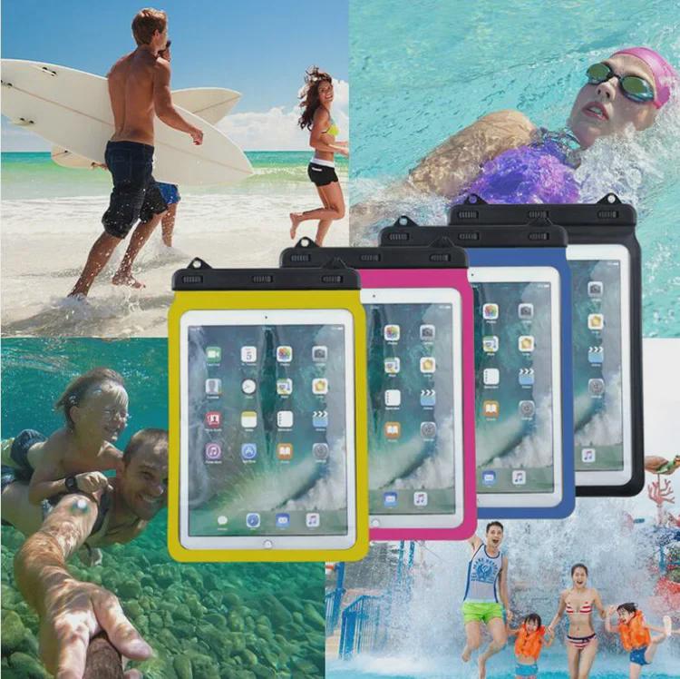 Большая водонепроницаемая сумка из ПВХ с зажимом из АБС-пластика, двумя крючками и чехлом для шнурка