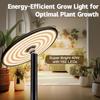 40W Full Spectrum Tall Grow Light 85'' Adjustable Standing Plant Light for Indoor Plants 10-Level Dimmable with 4/8/12H Timer S