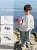 2025 Spring & Autumn Boys' Long-Sleeve Cotton T-Shirt