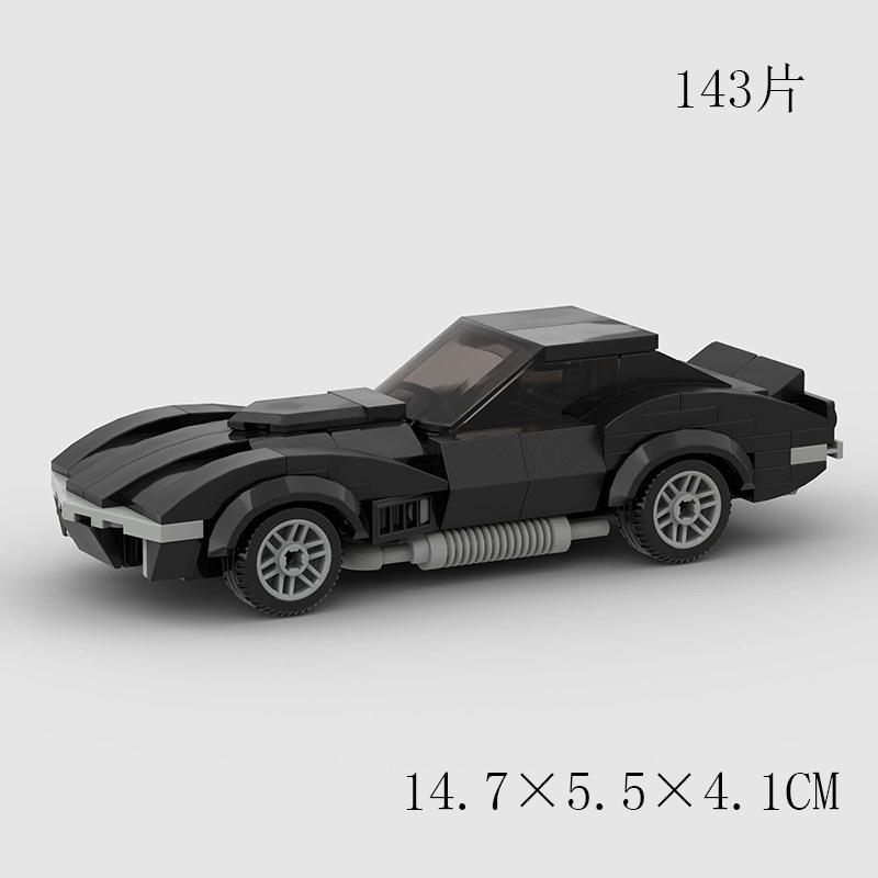 Технический Скоростной Автомобиль MOC Городской Гоночный Автомобиль Ралли Строительные Блоки Набор Кирпичей Ретро Украшение DIY Игрушки Для Детей Взрослых Подарки на День Рождения