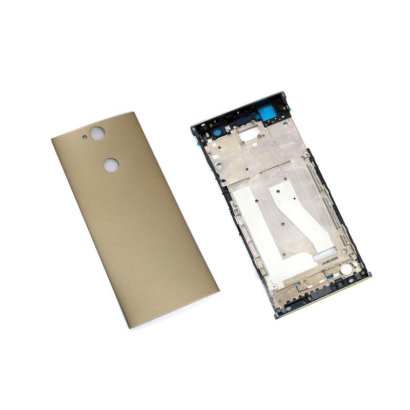 For Sony Xperia XA2 Ultra XA2U H4233 H4213 Rear Cover Housing Middle Frame Parts Battery Back Case Cover Repair Parts