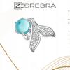Charms Pr 925 Mermaid Tail Ocean Bead Pendant Beads
