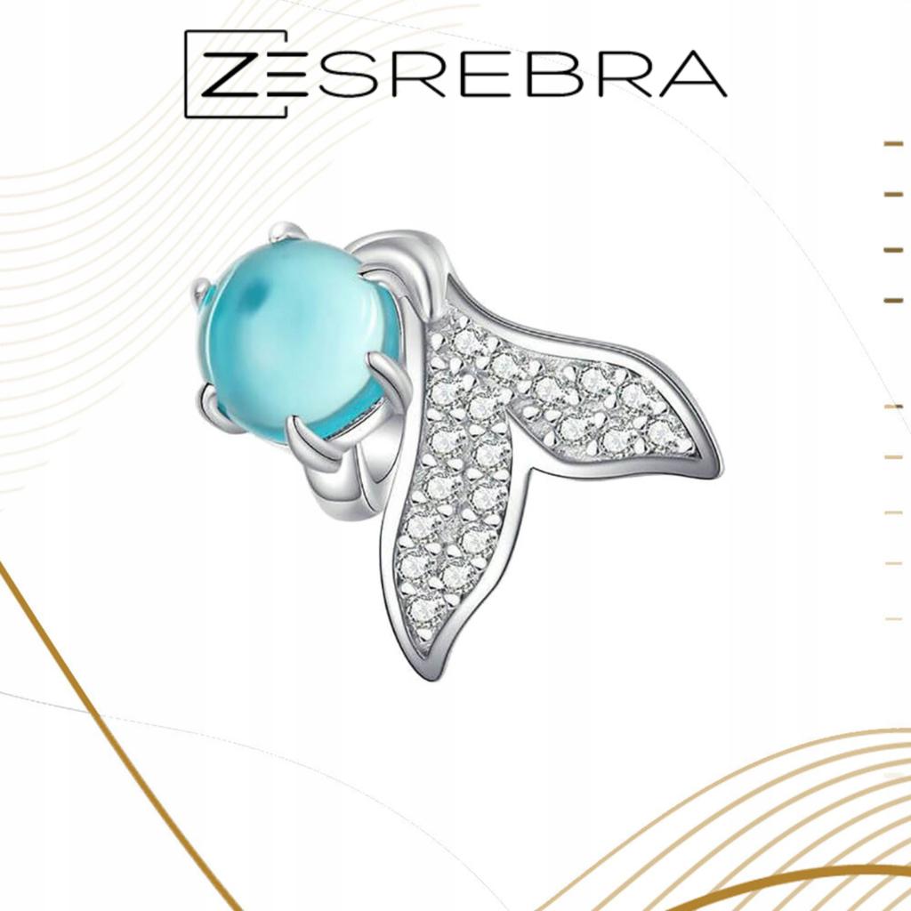 Charms Pr 925 Mermaid Tail Ocean Bead Pendant Beads