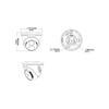 Uniview 2MP Dual-Light PoE Dome Network Camera CN plug (adapter included)