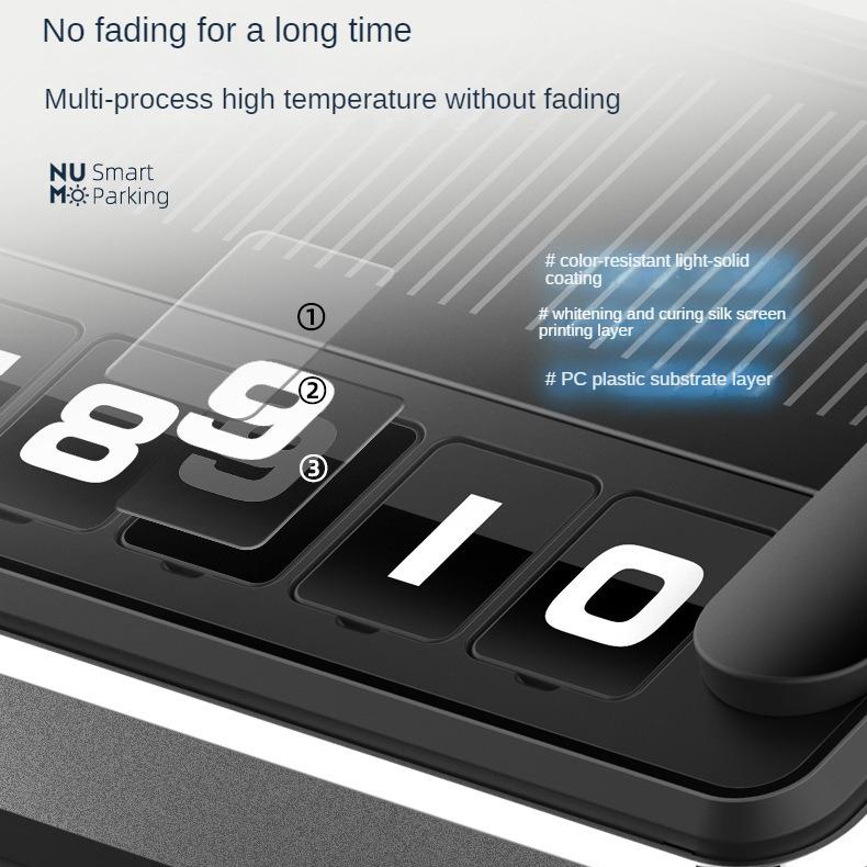 Светящийся номерной знак автомобиля, солнечная зарядка, временная парковочная карта, светодиодное освещение, карта остановки автостоянки, автомобильные аксессуары, интерьер