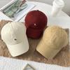 Spring and summer new small R letter embroidered soft top baseball cap women's ins simple fashion couple versatile cap