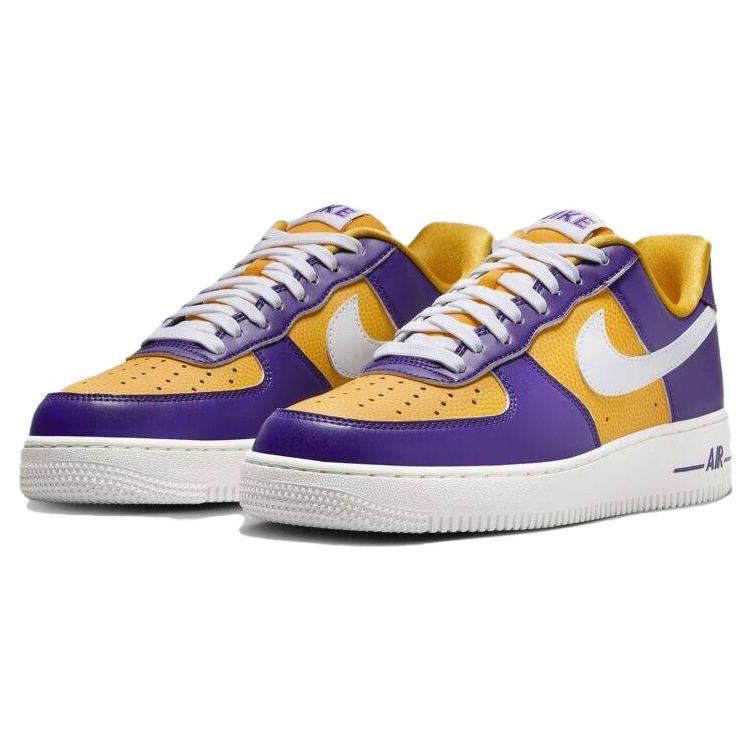Nike Womens Air Force 1 Low 'Be True To Her School - LSU' (women's sizes) Court Purple / White / University Gold / Sail Skate Shoes FJ1408 500