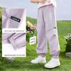 Little Yinman Girls' Summer Cotton Cargo Pants