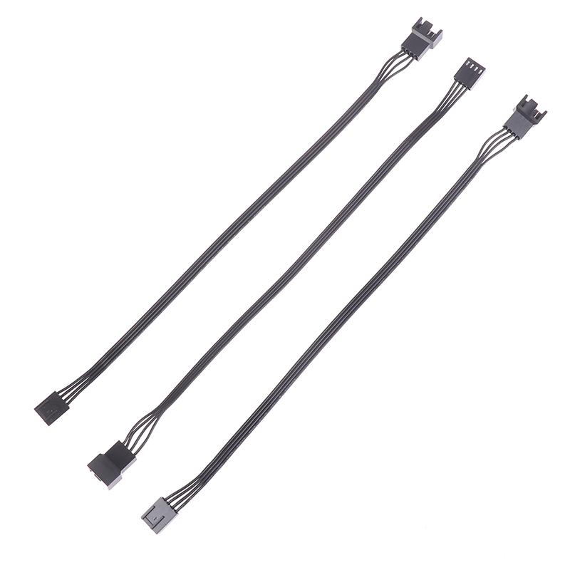5 шт. 4-контактный ШИМ-адаптер для подключения вентилятора процессора, удлинитель для вентилятора компьютера, сменный кабель питания, аксессуары 24Awg