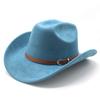 Замшевая шляпа с загнутым краем, верхняя ковбойская шляпа в стиле вестерн, мужская и женская уличная шляпа с загнутыми полями в этническом стиле, фетровая шляпа