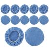 12pcs Car Polishing Bonnets 5?5.7in Microfiber Soft Strong Adsorption Buffing Pad Cover for Car