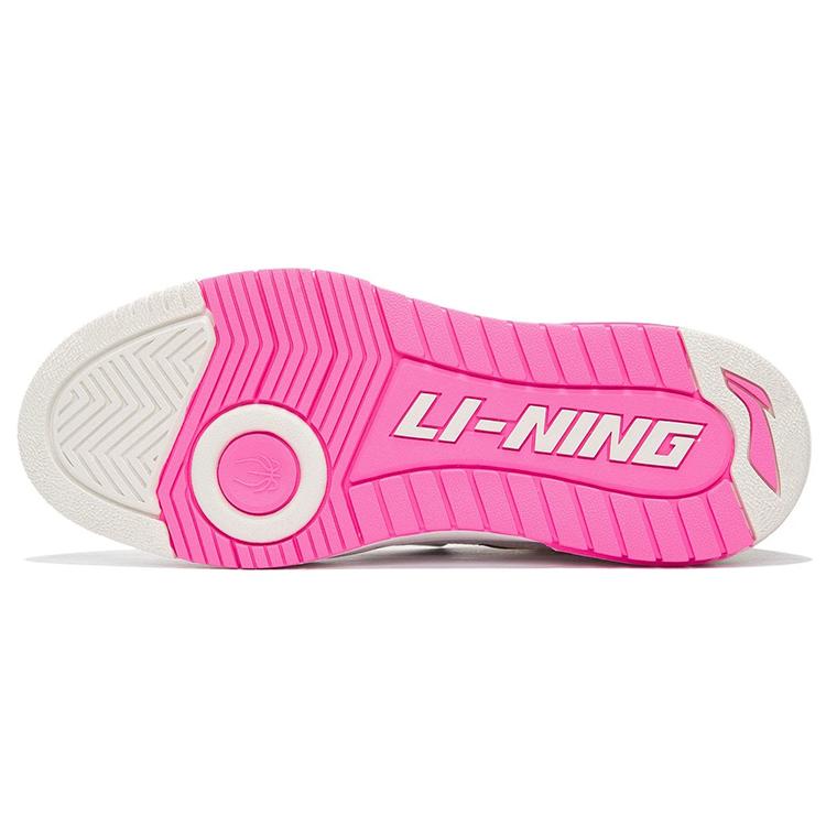 Li Ning Кроссовки для новичков с амортизацией, нескользящие, износостойкие, низкие, винтажные, баскетбольные, женские, цвет экрю, ABCS024-1