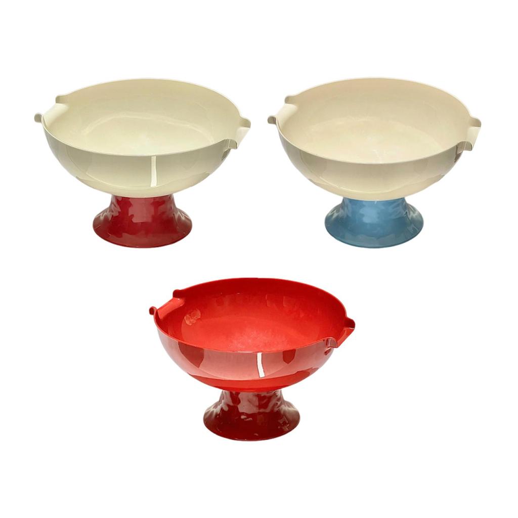 Pedestal Fruit Bowl Fashion Birthday Living Room Creative Practical Serving Tray High Footed Fruit Serving Bowl Vegetable Holder