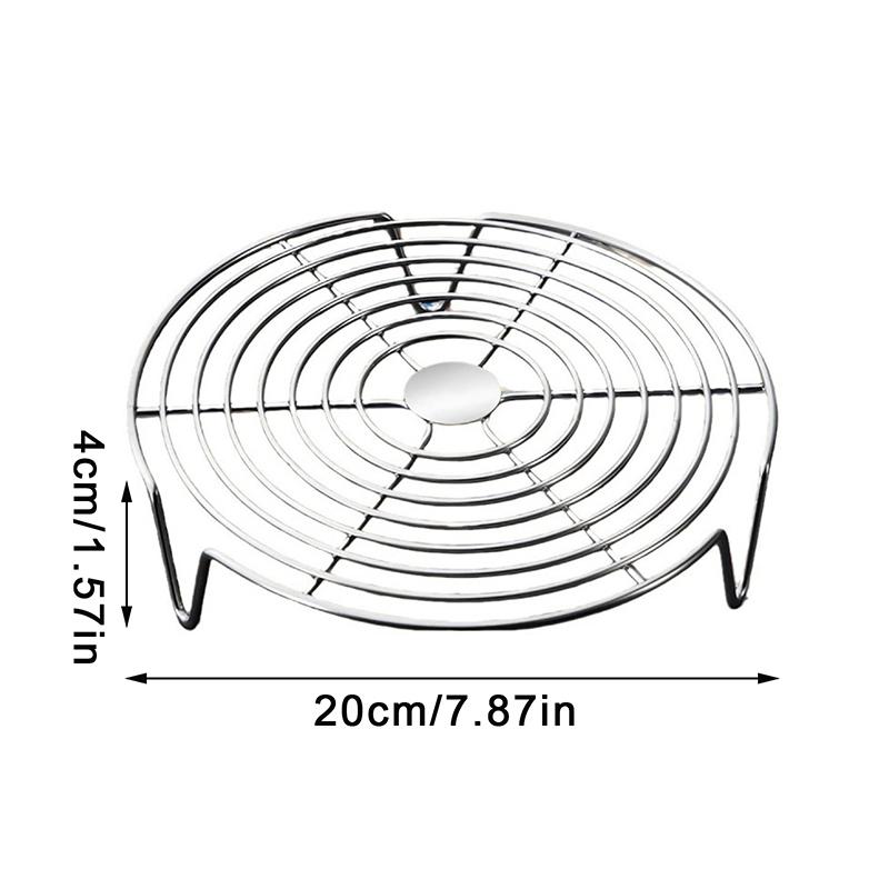 Пароварка из нержавеющей стали Многофункциональная кастрюля Поддон для приготовления на пару Пельмени Яйца Подставка для гриля Кухонная посуда Кухонные принадлежности