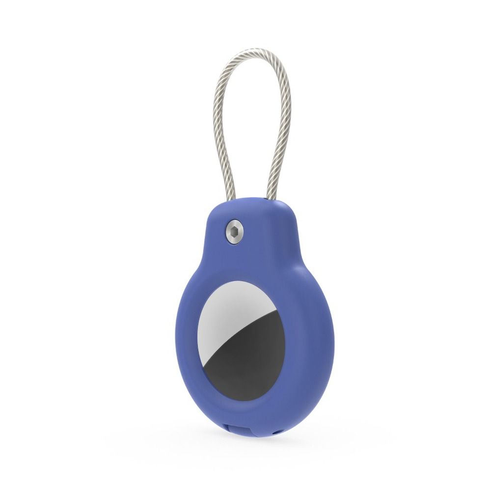With Wire Cable Protective Case PC Key Ring Casual Lock Case for Apple AirTag Keys