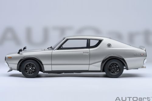 AUTOart 1/18 Nissan Skyline 2000GT-R (KPGC110) Tuned Version Silver Finished Product 77466