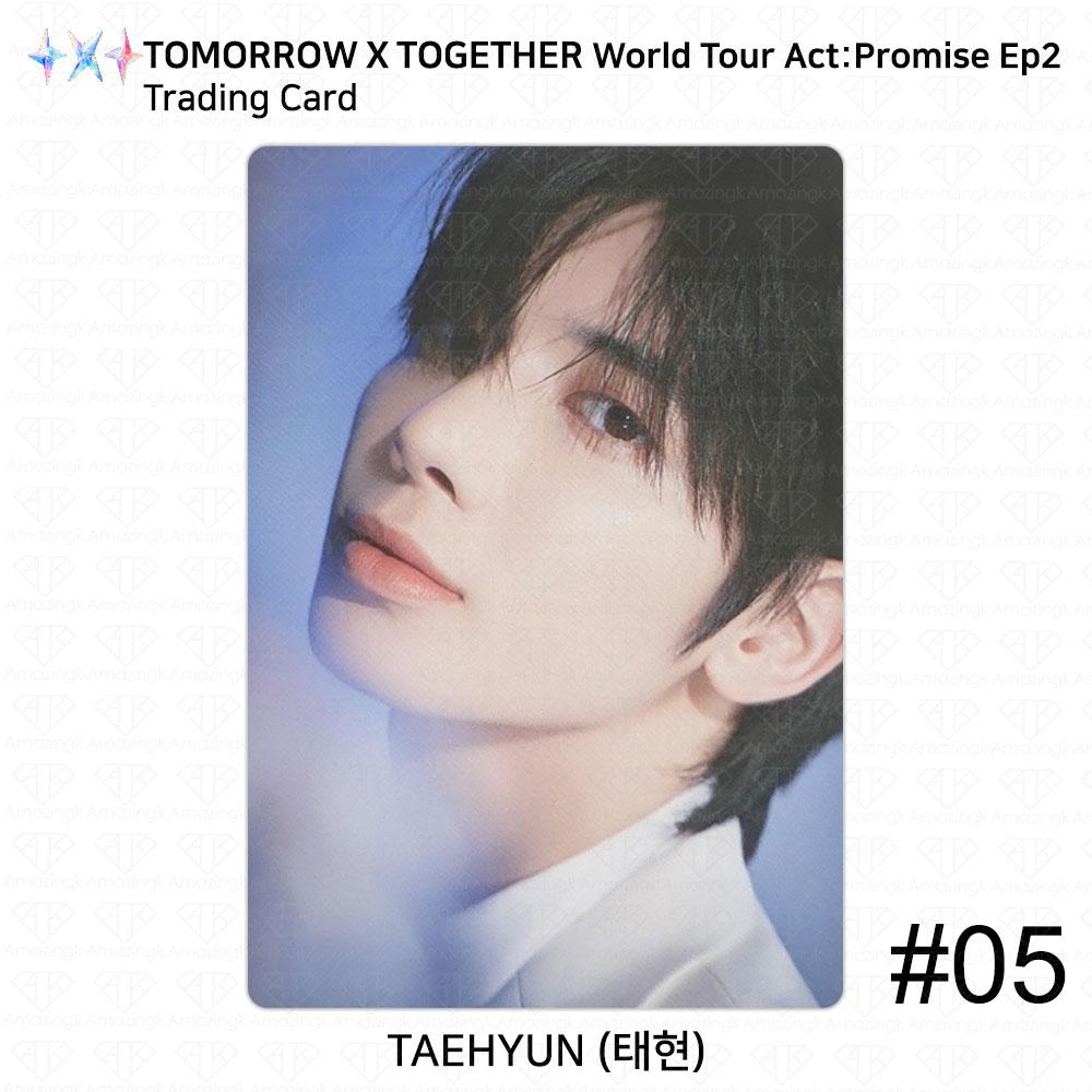 TXT Мировой тур : Promise Ep2 Коллекционная карточка Weverse Shop Benefit Photocard