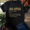 BJJ MMA Бой Бразильское джиу-джитсу Определение Мужская футболка Летняя Хлопок Короткий рукав Круглый вырез Унисекс Футболка Новая S3XL
